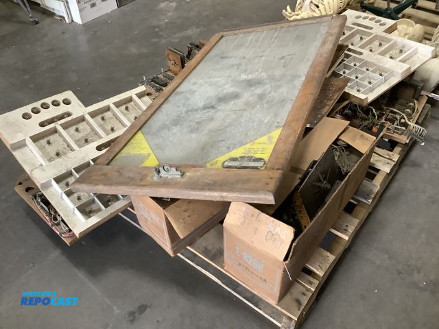 Lot 2-33660 - Skid lot of miscellaneous arcade materials