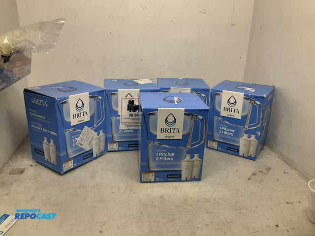 Lot 2-92798 - Set of 5 Brita Water Pitchers