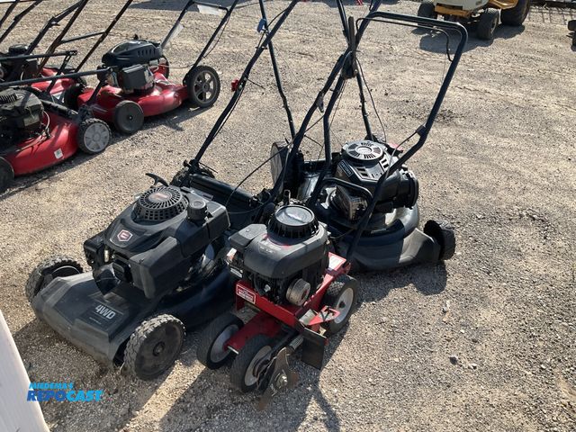 Lot 2-99086 - Craftsman Self-Propelled Lawn Mower Push Mower (3) 2 lawn mowers and 1 Troy-bilt lawn edger gas powe...