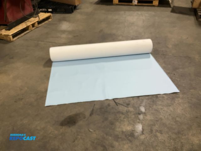 Lot 2-24353 - Roll of marine vinyl coastal blue fabric #1117245 (33 yards)