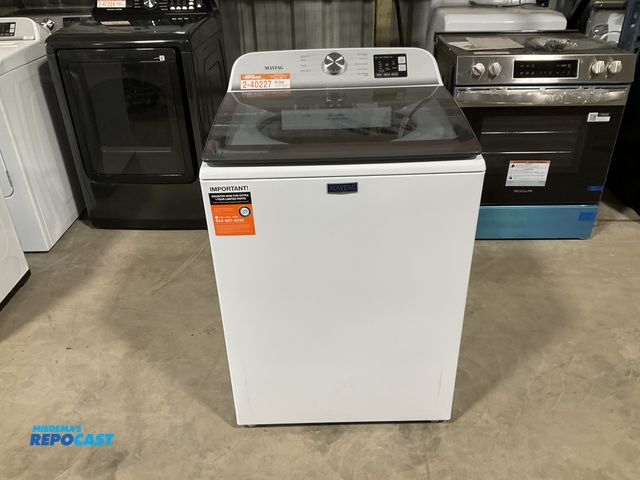 Lot 2-40227 - Scratch & Dent Maytag MVW6200KW5 high-efficiency top-load washing machine