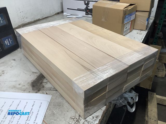 Lot 2-93437 - Lot of (16) unfinished planed birch hobby and craft wood, 1 1/4” x 3 3/4” x 23”