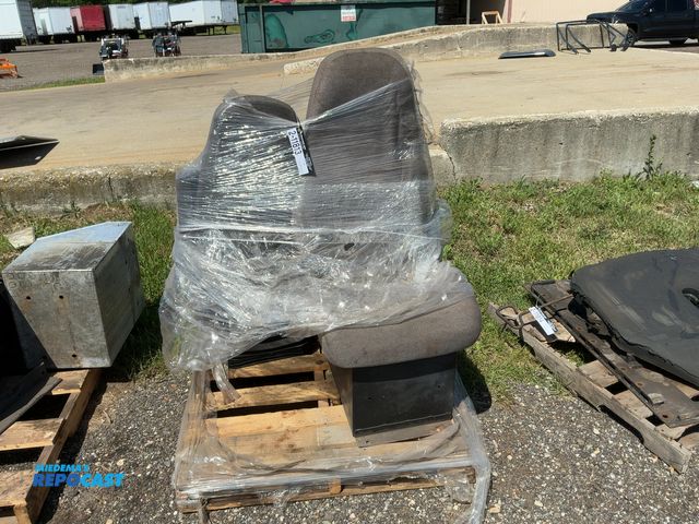 Lot 2-11813 - (3) Used Semi Truck Seats, two have air ride bases and one has fixed base