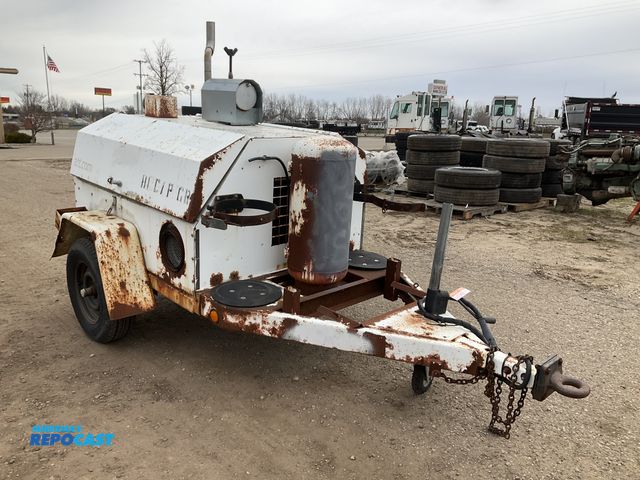 Lot 2-42949 - Fenex towable air compressor/generator/blower, 1350 metered hours, Kohler 10 kw power generator with...