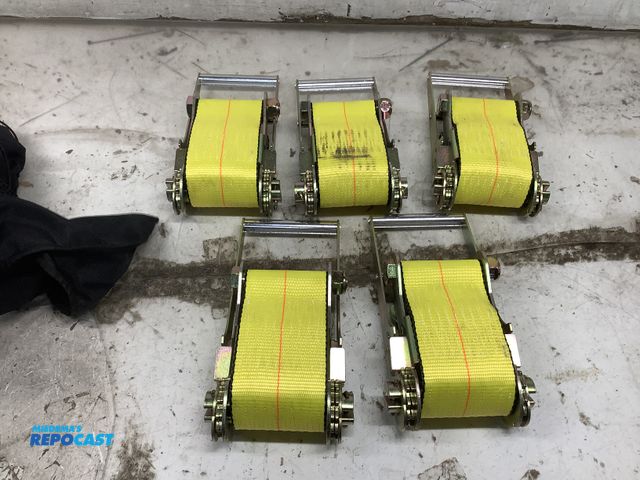 Lot 2-75786 - (5) 4" Ratchet Strap Handles - no straps, will 5400#'s, Breaking strength 20000#'s