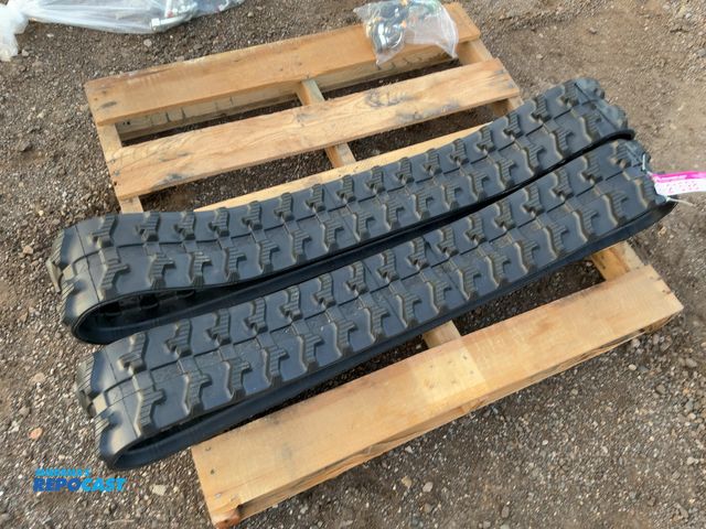 Lot 2-21598 - (2) New 7” Wide Rubber Tracks for Chinese Mini Excavator, Believed to be Size 180x27x37 (do not say ...
