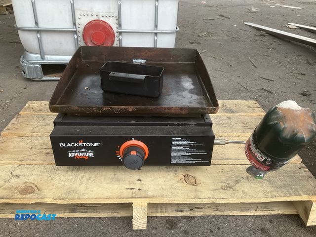 Lot 2-55524 - Blackstone  17” propane grill. Used, tested and does work. All proceeds go to Helen Devos Children’s...