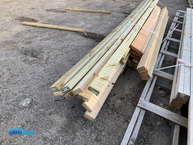 Lot 2-73246 - Skid lot of assorted sized and type long wood boards