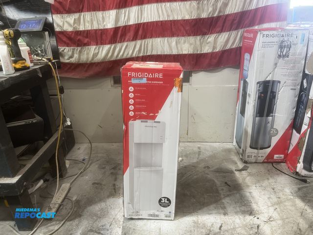 Lot 2-57023 - Scratch & Dent Frigidaire hot and cold water dispenser water dispenser  Frigidaire hot and cold wate...