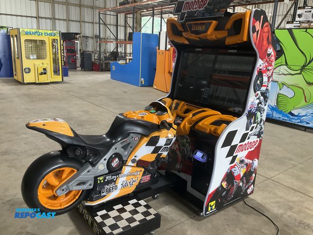Lot 2-90904 - Raw Thrills MotoGP Motorcycle arcade simulator