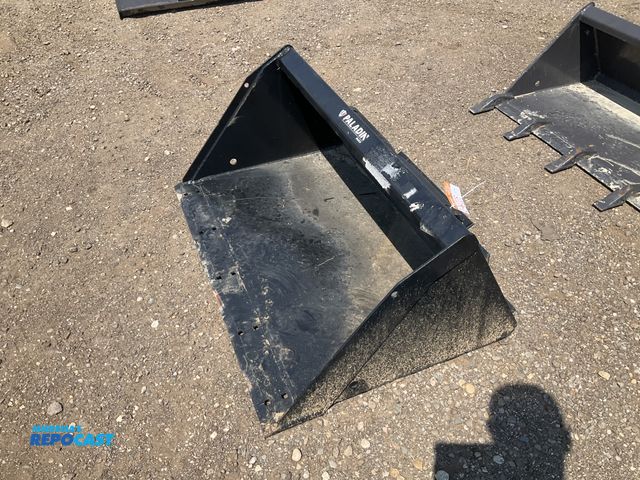 Lot 2-44006 - New old stock Paladin 42” high capacity bucket for a mini skid steer, welded on cutting edge, mini s...