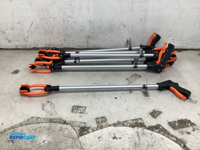 Lot 2-10639 - Lot of (8) industrial pick up tools 36” #90425