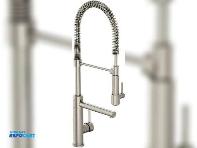 Lot 2-75702 - brushed nickel pot filler kitchen faucet