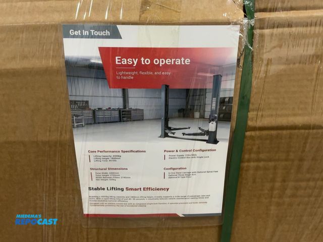 Lot 2-44612 - New SDLANCH Model TPL Two Post Lift, 4500 KG Lifting Capacity, 1800mm Lifting Height, 220/380 Volt E...