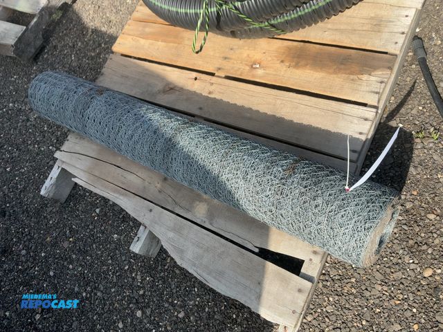 Lot 2-20031 - 4’ Tall Roll of Chicken Wire Fencing, unknown length