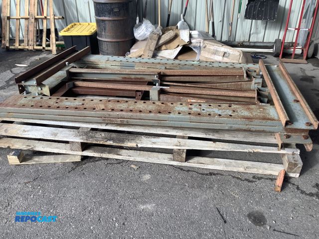 Lot 2-27908 - Cantilever Rack, 6' wide by 8' tall, includes (8) 36" arms, used condition