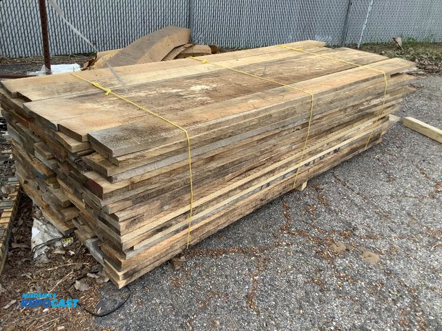 Lot 2-35299 - Bunk of Assorted Soft Maple Lumber, lengths range from 88.25” to 108”, widths range from 5.5” to 17”