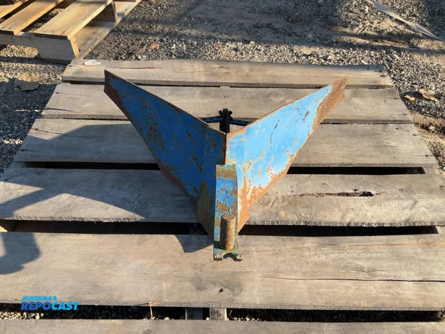 Lot 2-33527 - Lawn and garden tractor rear mounted furrow and ditching implement, Fully adjustable to be made wide...