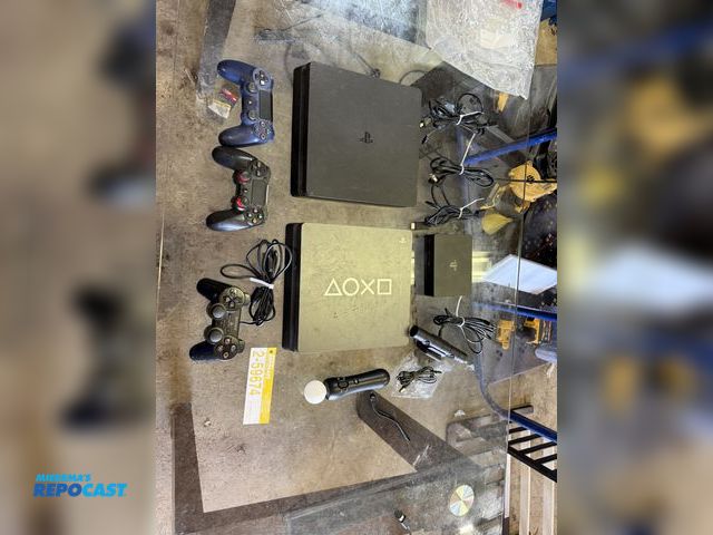Lot 2-59674 - A lot of two PlayStation fours with controls connects vr unit
And cables