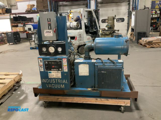 Lot 2-53231 - Quincy Industrial vacuum, model#QSVB25ANN2C, 3 PHASE