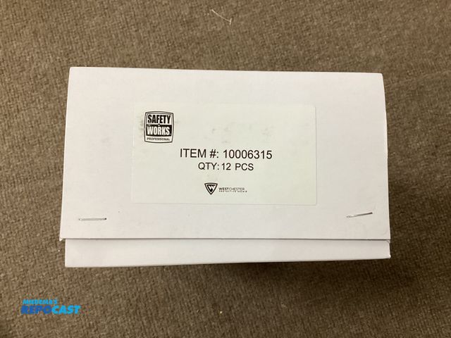 Lot 2-76587 - 12 new pair of Safety Works clear Safety Glasses.