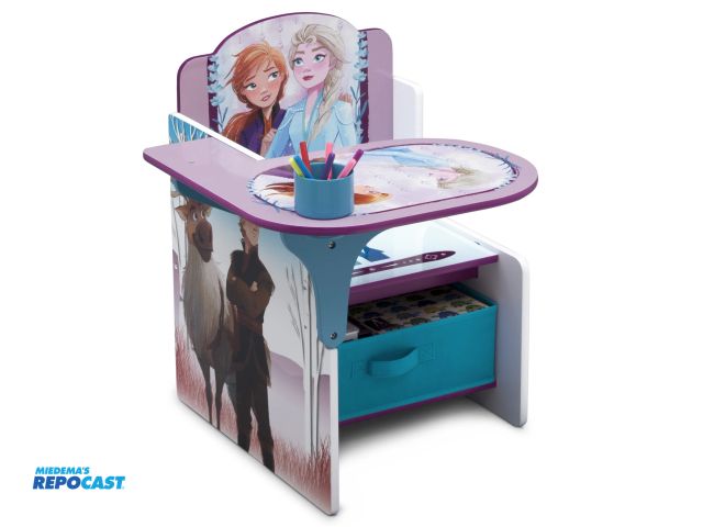 Lot 2-96815 - Delta TC83685FZ Frozen II chair and desk with storage bin