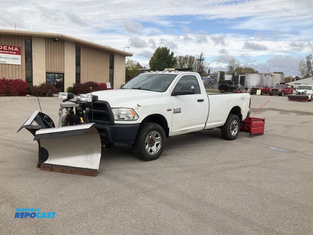 Lot 2-20114 - 2015 Ram 2500 Regular Cab Long Box Plow Truck 4x4