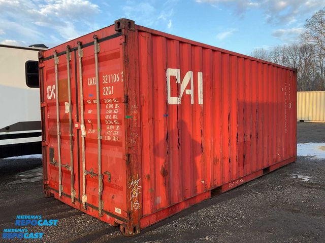 Lot 2-42796 - 20' Metal Forkable Stackable Lockable Shipping/Storage Container