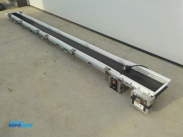 Repocast.com - Lot 2-33138 - Aluminum Belt Conveyor With Speed Control ...
