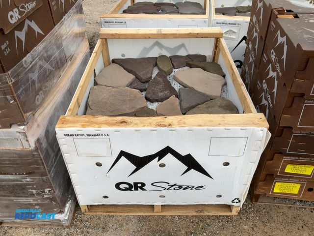 Lot 2-27549 - QR Stone dressed fieldstone walnut flats, 100 SQ. FT