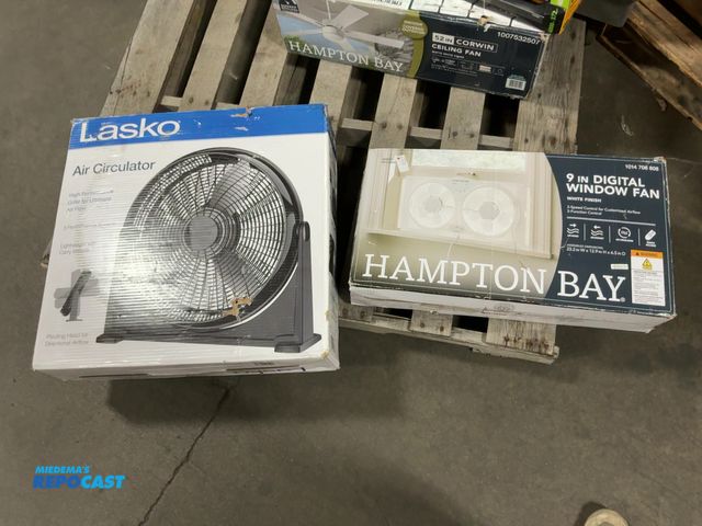 Repocast.com - Lot 2-78394 - Lasko air circulator and Hampton Bay 9 ...
