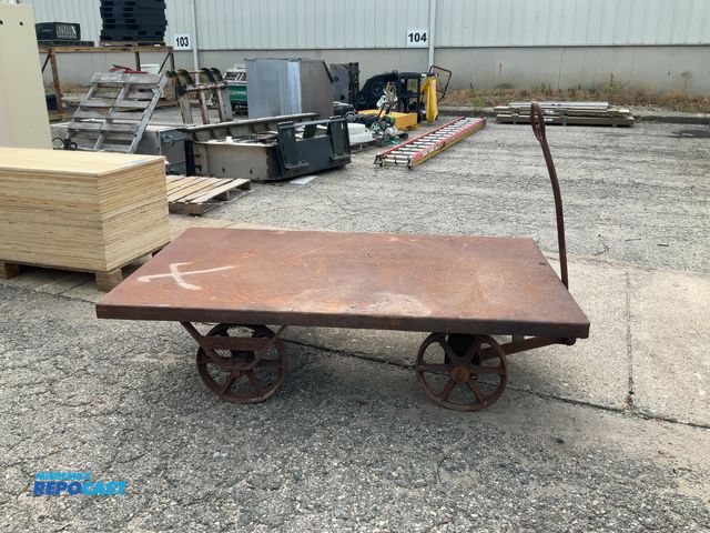 Lot 2-99027 - 4-wheeled wagon/cart (rusted)