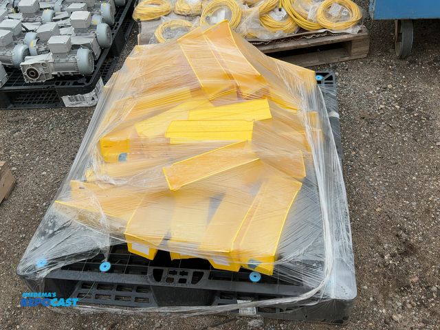 Lot 2-33818 - Skid of small parts bins.