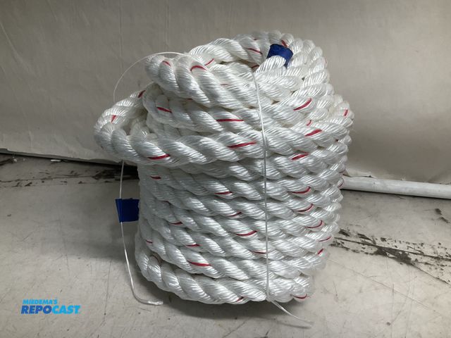 Lot 2-28505 - 1” x 75’ 3-strand Arborist Bull Rope