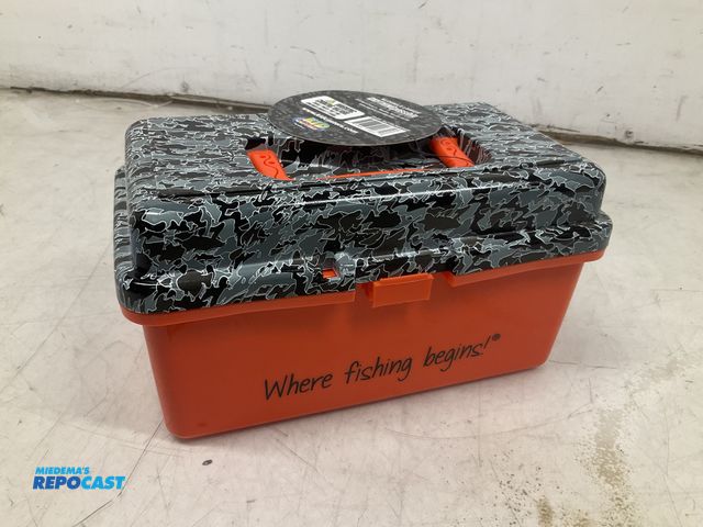 Lot 2-92742 - Kid Casters Play Fishing Tackle Box (No Latch)