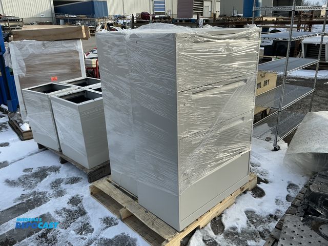 Lot 2-15583 - (2) Steelcase Vertical Filing cabinets measuring 3’ W x 52” T X 18” D