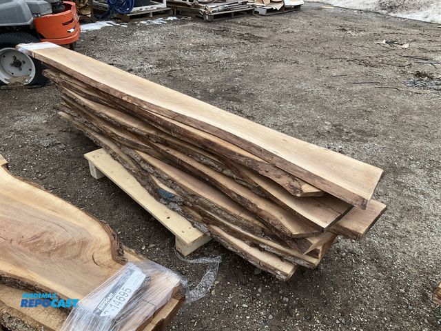 Lot 2-14696 - 9 Wooden Boards with rough and uneven edges approx. 94” x 10” x 1”