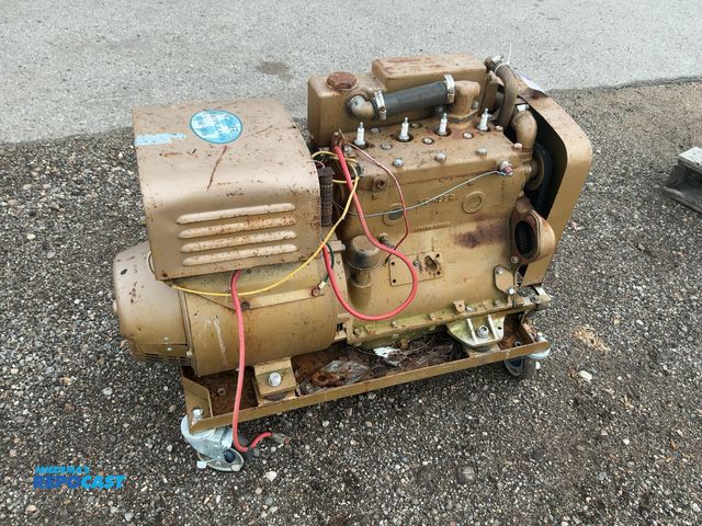 Lot 2-30198 - Kohler Marine Generator, Kohler Model L654EP 4-cylinder Gas Engine, Generator Model 7.5A27 7.5KW, 12...
