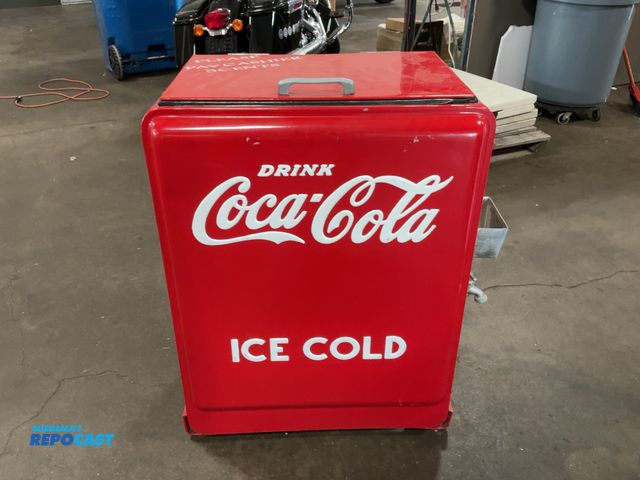 Lot 2-53282 - Vintage Coca-Cola Aluminum Freezer