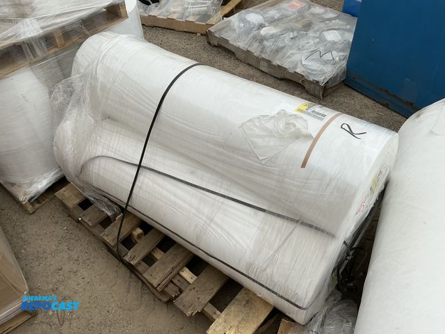Lot 2-24722 - (3) rolls of white polymer packaging, width: 52.00, DIM2: 100.00, 457.2 meters