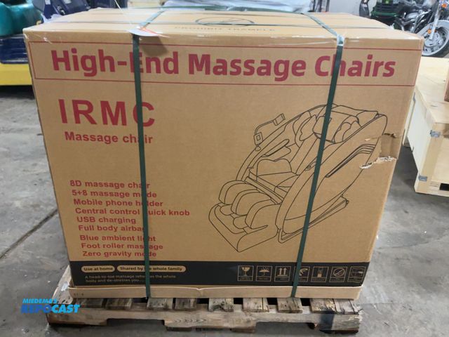 Lot 2-42133 - New SDLANCH IRMC Massage Chair, 5+8 massage mode, mobile phone holder, central control quick knob, U...