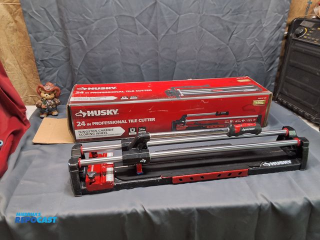 Lot 2-76255 - (2) 24 IN HUSKY PROFESSIONAL TILE CUTTERS