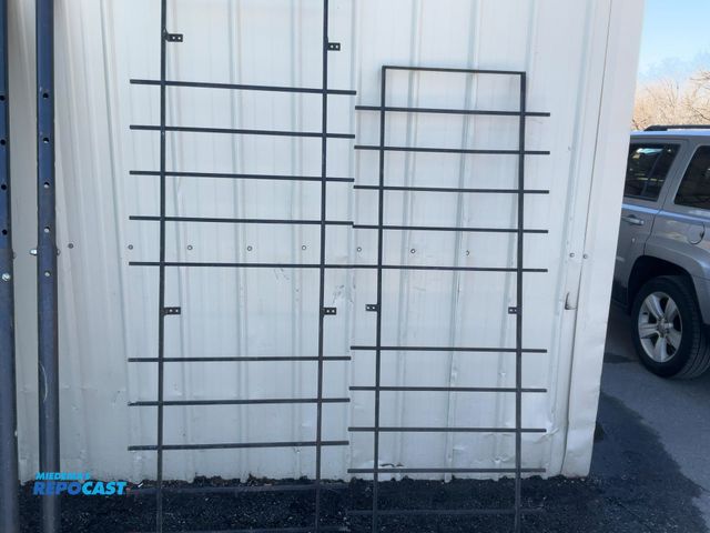 Lot 2-95981 - Lot of 2 Solid Steel Porch Railings, 9’ 2” and 6’ 1”