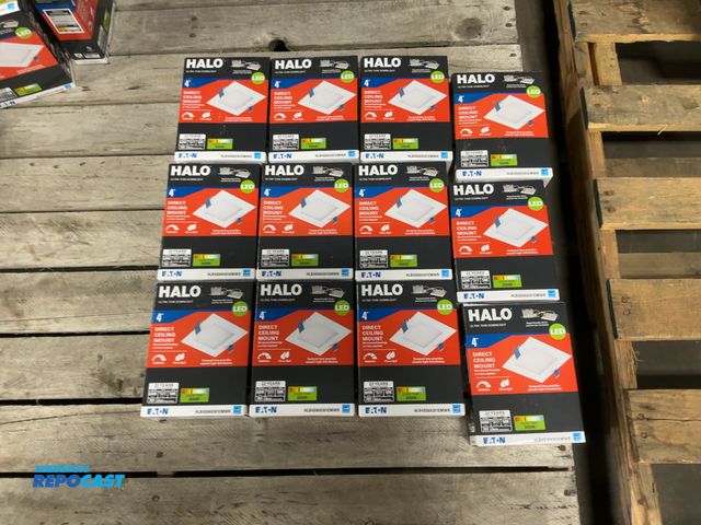 Lot 2-74943 - (12) Halo 4” LED Ultra Thin Downlight Direct Ceiling Mount