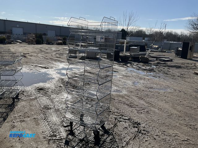 Lot 2-73031 - Metal Racking with 4 Wheels