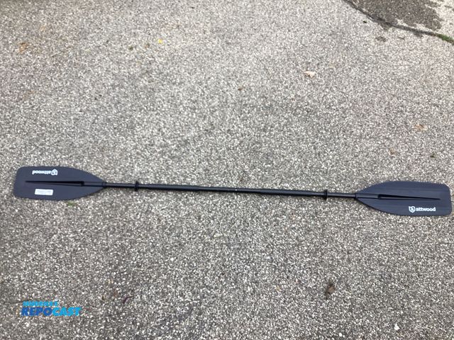 Lot 2-77669 - New New attwood Kayak paddle. 7 feet, adjustable angle aluminum handle. Rubber grip, rubber drip rin...