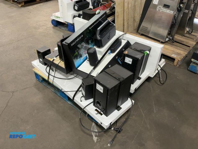 Lot 2-69233 - Skid Lot of Assorted Display Speakers from LG, Skullcandy, JBL, and Soundcore
