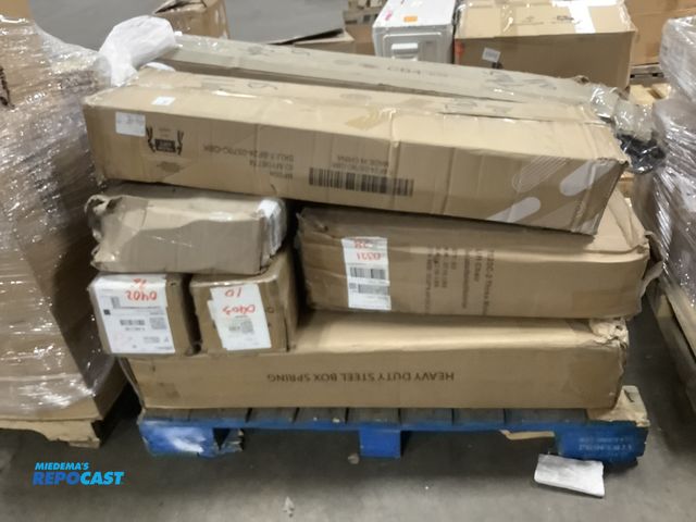 Lot 2-28542 - Lot of heavy duty box springs, and other miscellaneous boxes.