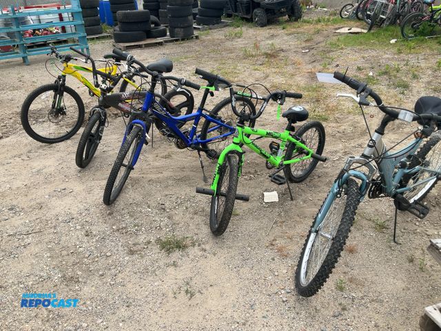 Lot 2-96054 - Lot of (5) bikes tiara ds24, MGP maddgear, MTX 225, mongoose AXE, mongoose bedlam