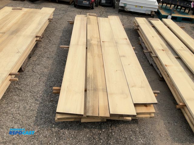 Lot 2-11220 - (12) popular rough cut lumber - approx. 4/4 x 8-1/2-9-3/4"w x 9'5" long